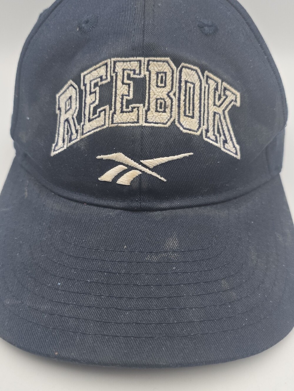Vintage Reebok Navy Adjustable Snapback Hat - Picture 7 of 15
